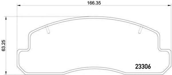 Комплект тормозных колодок, дисковый тормоз