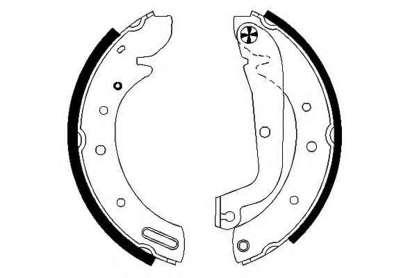 Комплект тормозных колодок