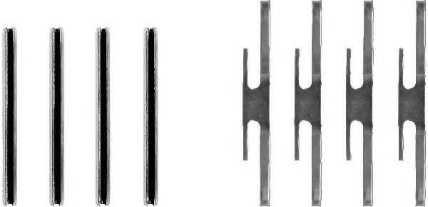 Комплектующие, колодки дискового тормоза