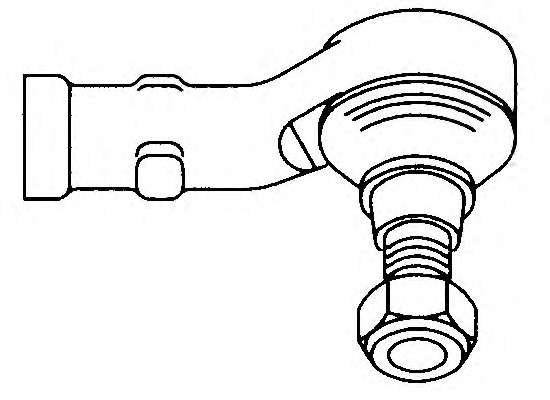 Наконечник поперечной рулевой тяги