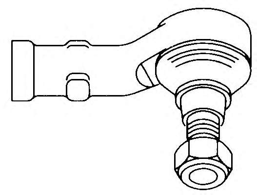 Наконечник поперечной рулевой тяги