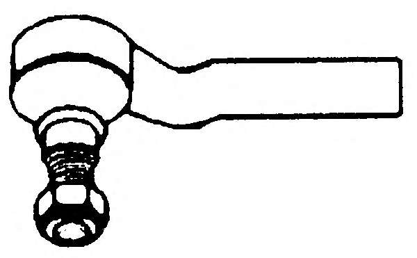 Наконечник поперечной рулевой тяги