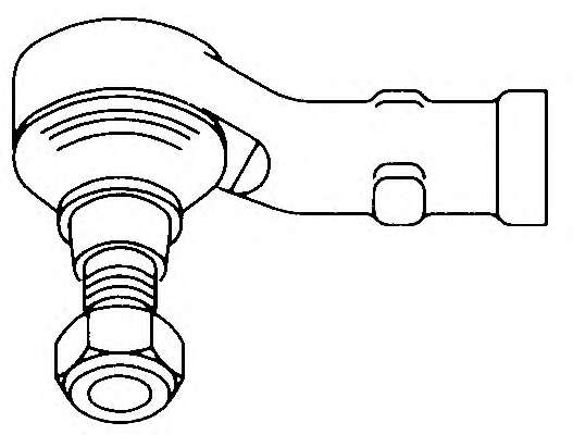 Наконечник поперечной рулевой тяги