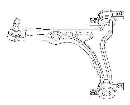 Рычаг независимой подвески колеса, подвеска колеса