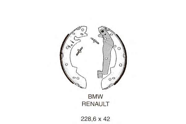 Комплект тормозных колодок