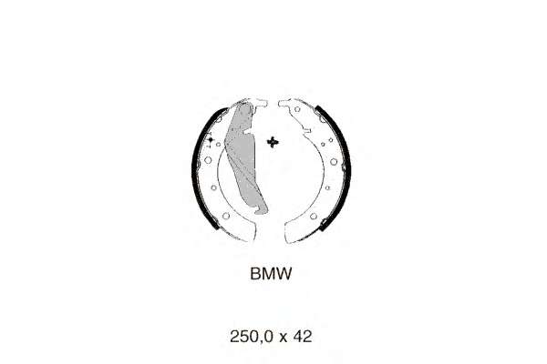 Комплект тормозных колодок