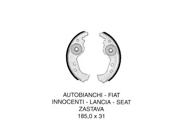 Комплект тормозных колодок