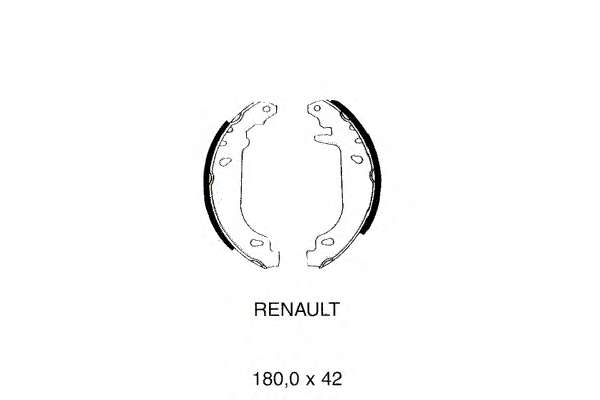 Комплект тормозных колодок