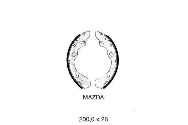 Комплект тормозных колодок