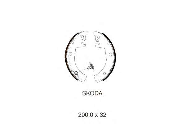 Комплект тормозных колодок