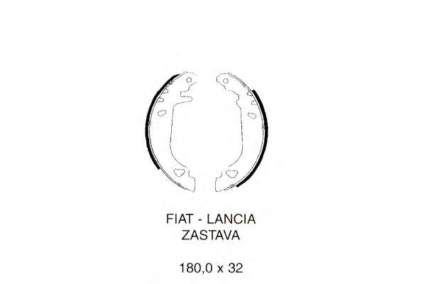 Комплект тормозных колодок