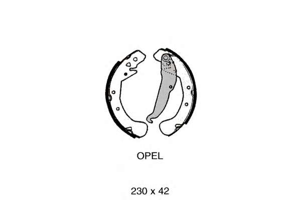 Комплект тормозных колодок