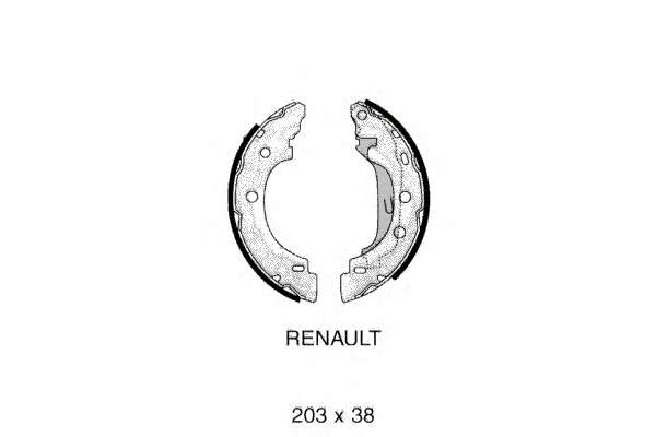 Комплект тормозных колодок