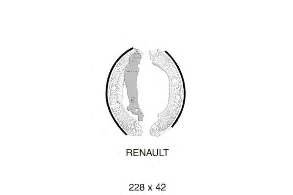 Комплект тормозных колодок