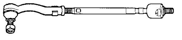 Поперечная рулевая тяга