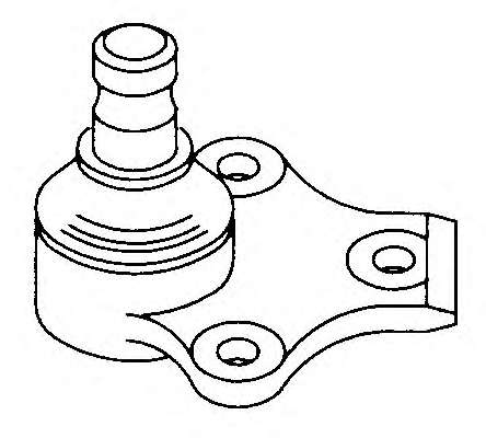 Несущий / направляющий шарнир