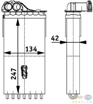 Теплообменник, отопление салона