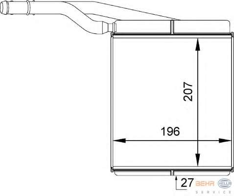 Теплообменник, отопление салона