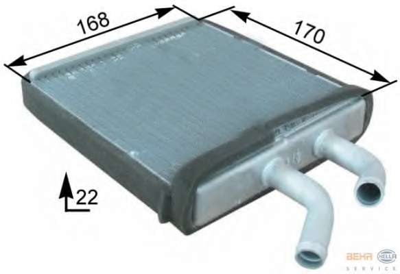 Теплообменник, отопление салона