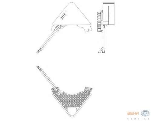 Регулятор, вентилятор салона