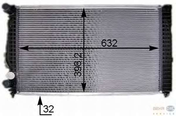 Радиатор, охлаждение двигателя