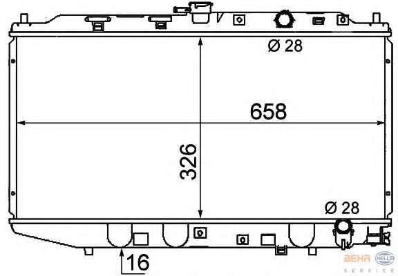 Радиатор, охлаждение двигателя
