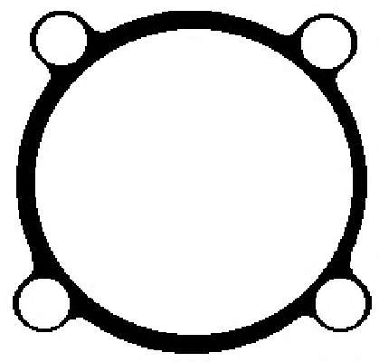 Прокладка, труба выхлопного газа