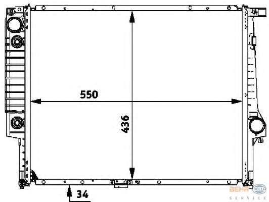 Радиатор, охлаждение двигателя