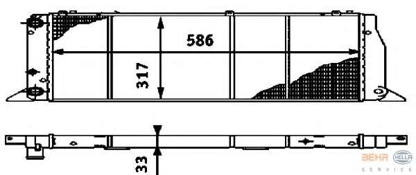 Радиатор, охлаждение двигателя