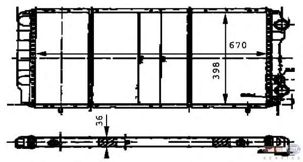 Радиатор, охлаждение двигателя