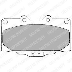 Комплект тормозных колодок, дисковый тормоз