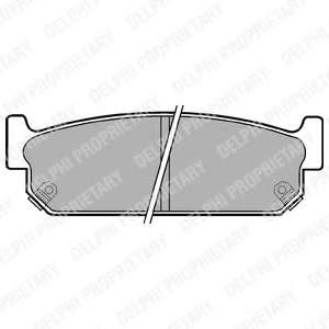 Комплект тормозных колодок, дисковый тормоз