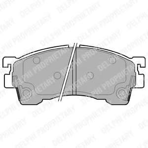 Комплект тормозных колодок, дисковый тормоз
