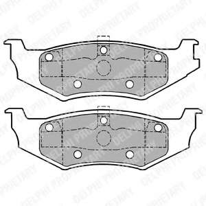 Комплект тормозных колодок, дисковый тормоз