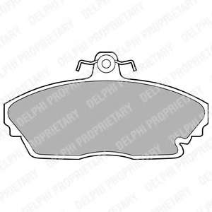 Комплект тормозных колодок, дисковый тормоз