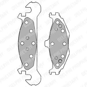 Комплект тормозных колодок, дисковый тормоз