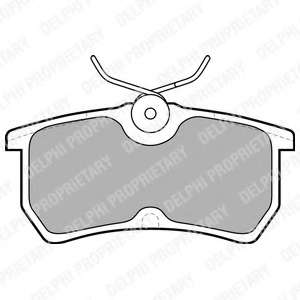 Колодки тормозные (задние) Ford Focus 98-04/Fiesta 05- (Trw)