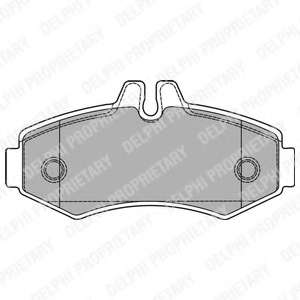Колодки тормозные (передние) MB Vito (W638) 96-03 (Bosch)