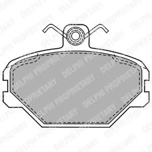 Комплект тормозных колодок, дисковый тормоз