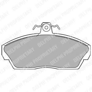 Комплект тормозных колодок, дисковый тормоз