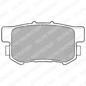 Колодки тормозные (задние) Honda Accord IV-VII 90-08/CR-V II 01-07/FR-V 04- (Akebono)