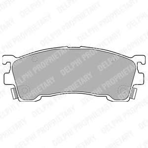 Комплект тормозных колодок, дисковый тормоз