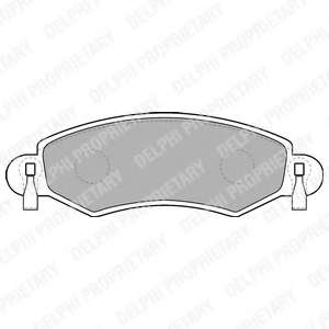 Комплект тормозных колодок, дисковый тормоз