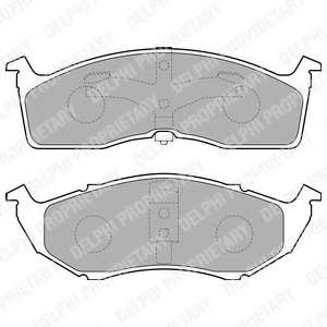Комплект тормозных колодок, дисковый тормоз