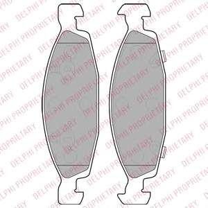 Комплект тормозных колодок, дисковый тормоз