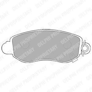 Колодки тормозные (передние) Ford Transit 00-06 (Bosch)