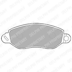 Колодки тормозные (передние) Ford Transit 00- (Bosch)