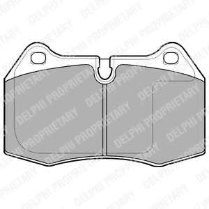 Комплект тормозных колодок, дисковый тормоз