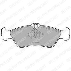 Колодки тормозные (задние) MB Sprinter 208-316 96- (Continental)