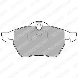 Колодки тормозные (передние) Opel Vectra B 92-03 (Continental)